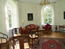 Salon Turmsuite im Landhaus Schloss Kölzow